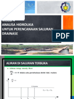 Modul 4 Analisa Hidrolika Untuk Perencanaan Saluran Drainase - PDF