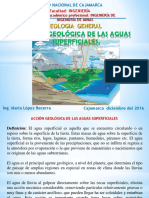 Cap x Acción Geológica de Aguas Superficiales..