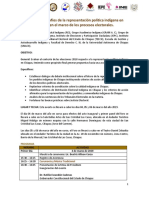 Balances y Desafíos de La Representación Politica Indígena en Chiapas Definitivo