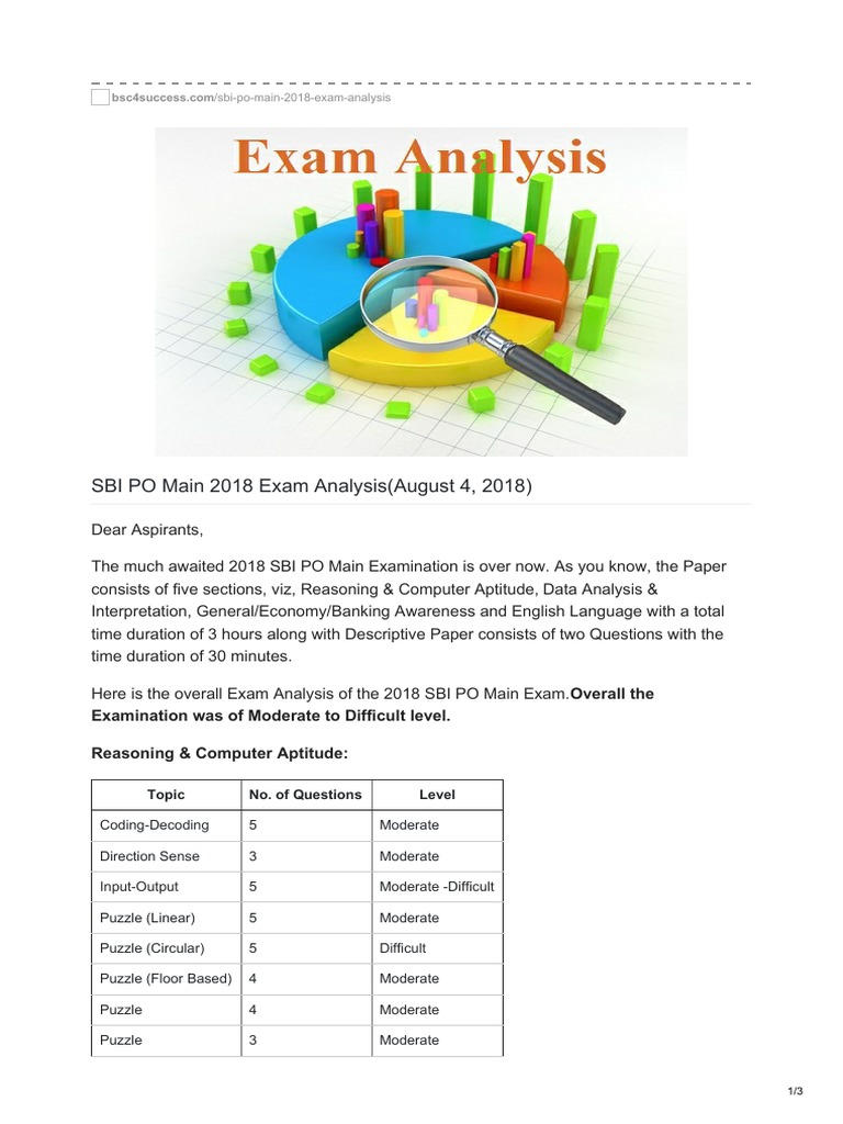 Exam Analyse PDF Data Analysis Learning