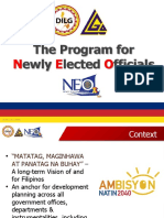 Framework On Newly Elected Officials Program