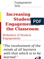 Increasing student engagement in the classroom