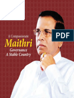 Maithri: Governance A Stable Country