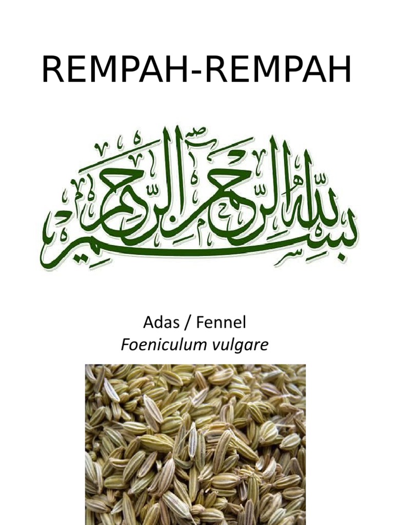 Daftar Nama dan Khasiat Rempah-rempah | PDF | Chili Pepper | Medicinal ...