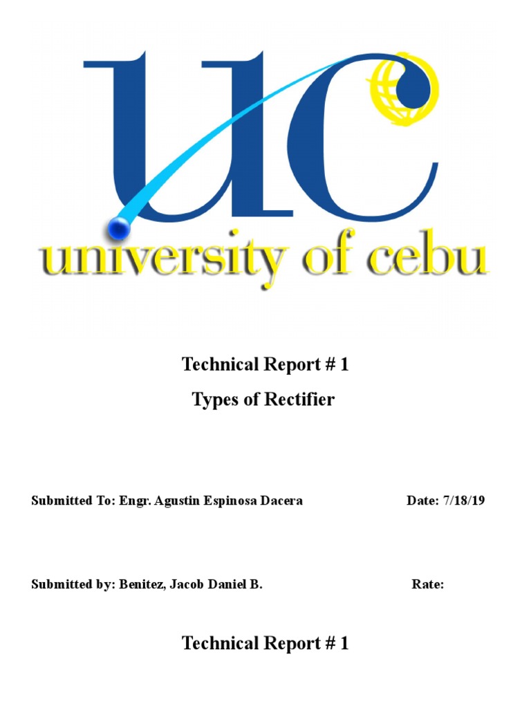 Technical Report # 1 Types of Rectifier | PDF | Politics