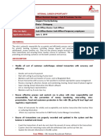 Officer-Asst. Manager - Cash and Customer Service PDF