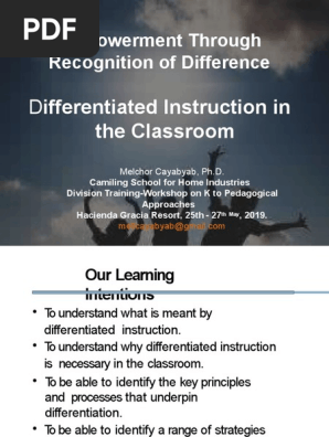 Differentiated Instruction