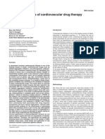 Pharmacogenetics of Cardiovascular Drug Therapy