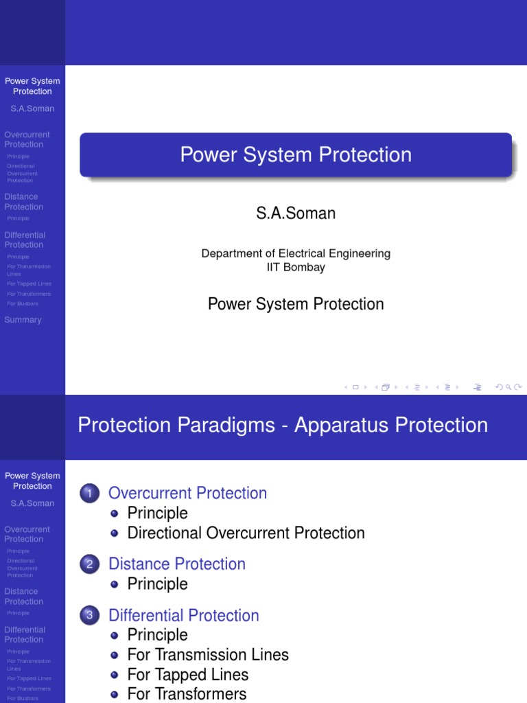 Power System Protection Basics 2 Electric Power System Transformer