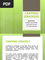 Crafting Strategy