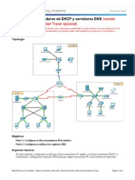 10.2.2.7 Packet Tracer - DNS and DHCP - ILM