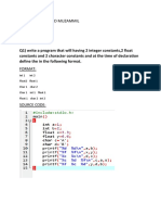 Ics Programming Assignment