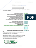 Plumbing calculation