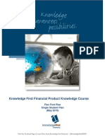 Knowledge First Financial Product Knowledge Course