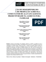 Medição de Desempenho Do Sistema de Produção Agricola