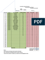 Serial No Section Name of Pupil Obtained Marks Grade Percentage GPA