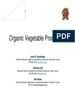 Organic Vegetable Production: Laura K. Hunsberger