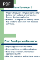 Oracle Form Builder