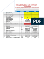 Bevel Gear Formula - Master