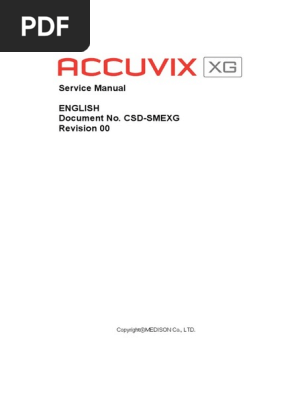 Samsung Accuvix Xg Ultrasound Service Manual Medical Ultrasound Puter Monitor