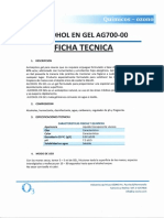 Ficha Tecnica - Alcohol en Gel AG700-00