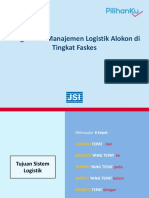 Pengenalan Manajemen Logistik Alokon Di Tingkat Faskes