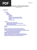 USP Hazardous Drug Guidelines | PDF | Pharmacology | Occupational ...