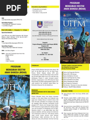 Brosur Mdab Pdf