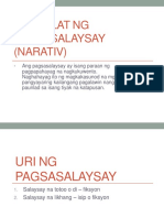 Pagsulat NG Pagsasalaysay (Midterm)