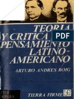 Teoria Critica Pensamiento-Arturo Roig