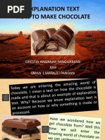 Explanation Text How To Make Chocolate: Grestia Angraini Panggabean XA9 Sman 1 Matauli Pandan