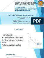 Tir y Van Despues de Los Impuestos