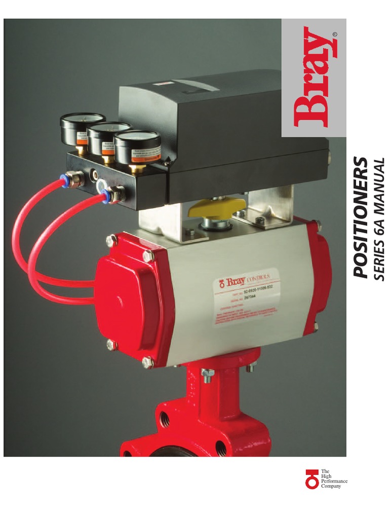 VX Positioner Bray IOM 6A Hart | PDF | Actuator | Safety