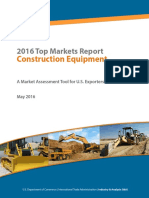 Construction Equipment Top Markets Report