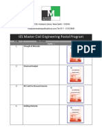 ESE Civil Engineering Postal Program 2019 PDF