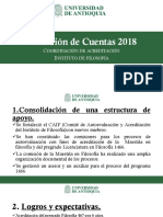 Rendición de Cuentas Acreditación 2018