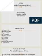 VFD (Variable Frequency Drive) : Presented by Pramod Pawar GET-Electrical