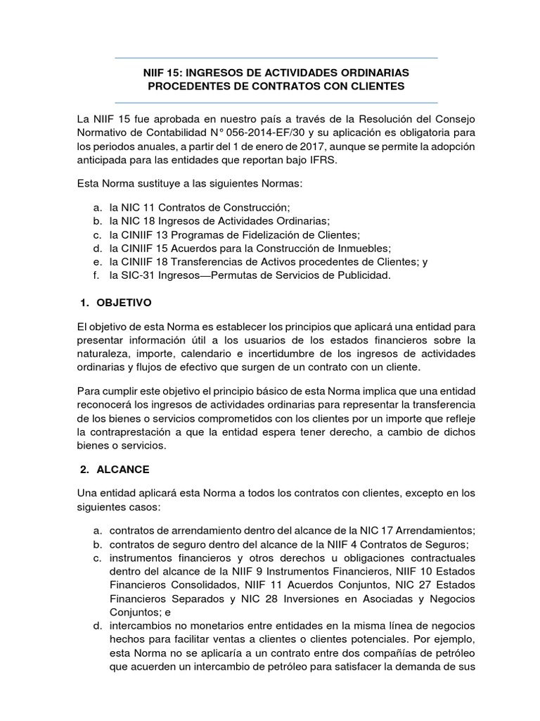 Niff 15 | PDF | normas internacionales de INFORMACION FINANCIERA ...
