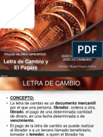 Presentacion PPT - Letra de Cambio y Pagares - Ley Peruana