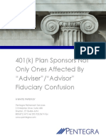 401k Plan Sponsors Not Only Ones Affected by Adviser Advisor Fiduciary Confusion