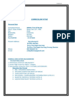 CV Terbaru PDF