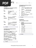 Unit Test 4A: Grammar