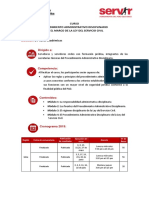 Diplomado en Pad y La Ley Servir