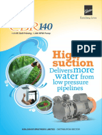 Efficient 1.0 HP Self-Priming Pump for Low Pressure Water Supply