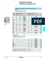 Contactors and control relays specifications