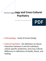 Anthropology and Cross-Cultural