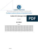 Faculdade Israelita de Ciências Da Saúde Albert Einstein: Vestibular 2019 - Enfermagem e Medicina