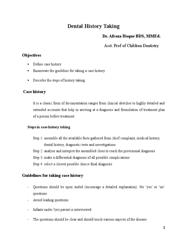 dental-history-taking-pdf-medical-diagnosis-dentistry