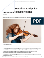 Rachel Barton Pine - 10 Tips For Practice and Performance - Blogs - The Strad