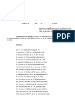 Revogação de Decretos Normativos